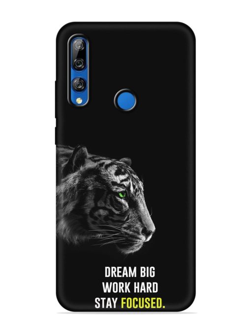 Dream Big Work Hard Embossed Soft Silicone Case for Honor Y9 Prime Zapvi