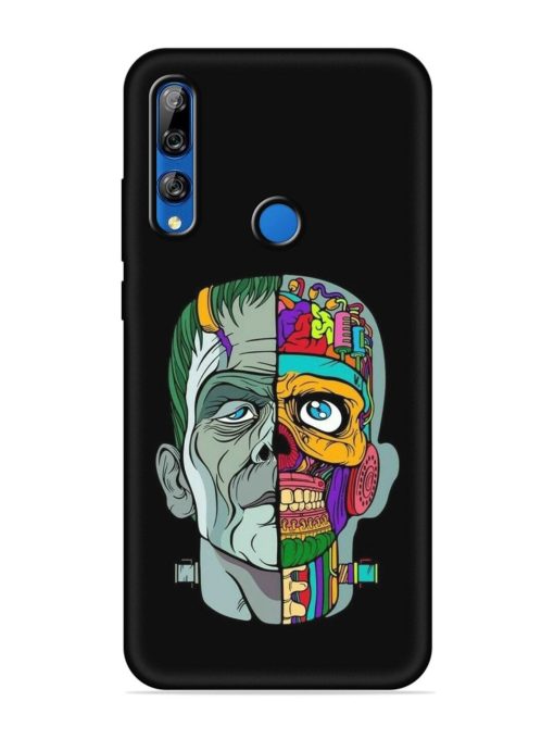 Men Vs Skull Embossed Soft Silicone Case for Honor Y9 Prime Zapvi