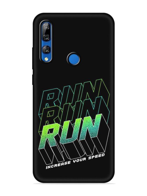 Run Embossed Soft Silicone Case for Honor Y9 Prime