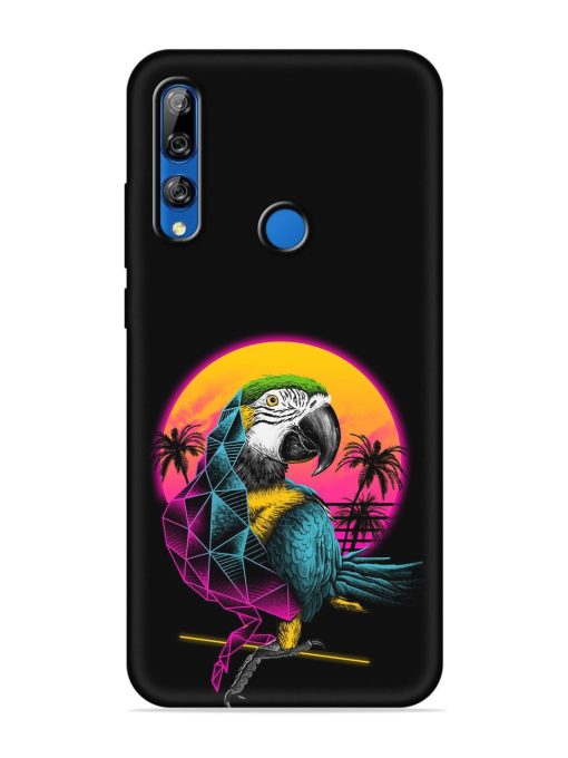 Rad Parrot Embossed Soft Silicone Case for Honor Y9 Prime Zapvi