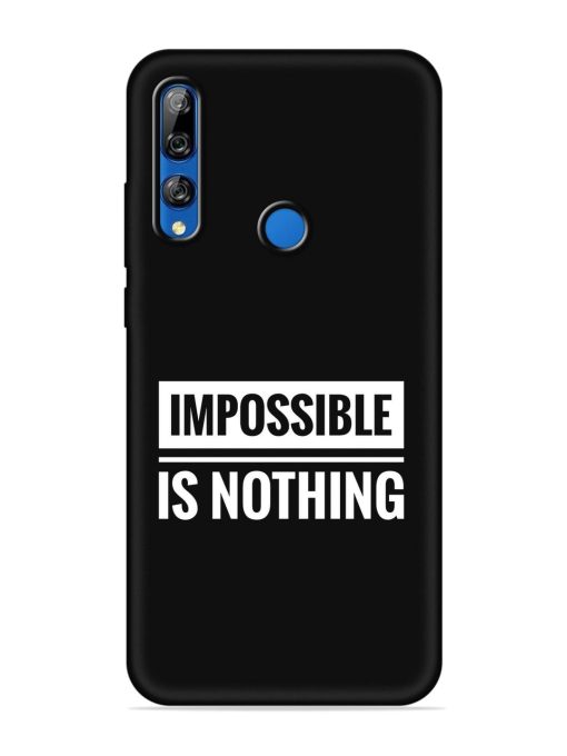 Impossible Is Nothing Embossed Soft Silicone Case for Honor Y9 Prime Zapvi