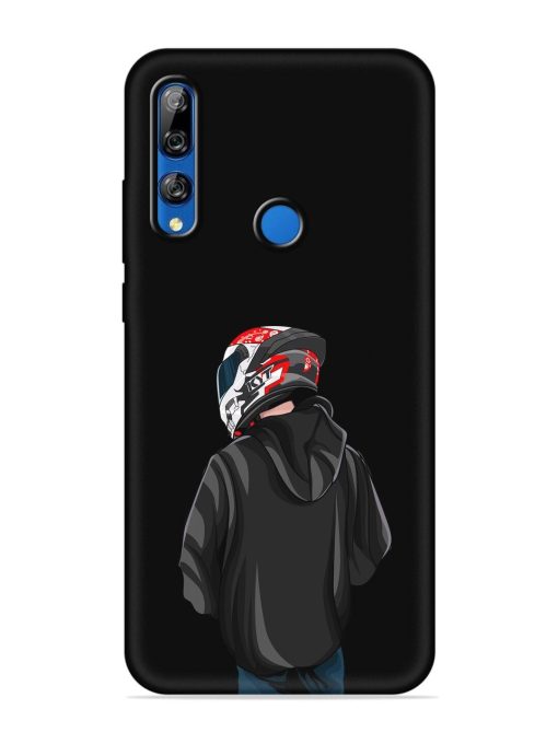 Motorcycle Rider Embossed Soft Silicone Case for Honor Y9 Prime Zapvi