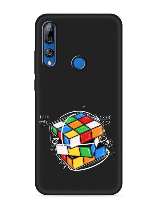 Cubik Vector Embossed Soft Silicone Case for Honor Y9 Prime Zapvi