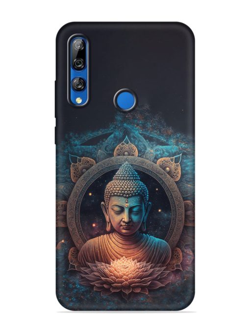 Gautam Buddha Embossed Soft Silicone Case for Honor Y9 Prime Zapvi