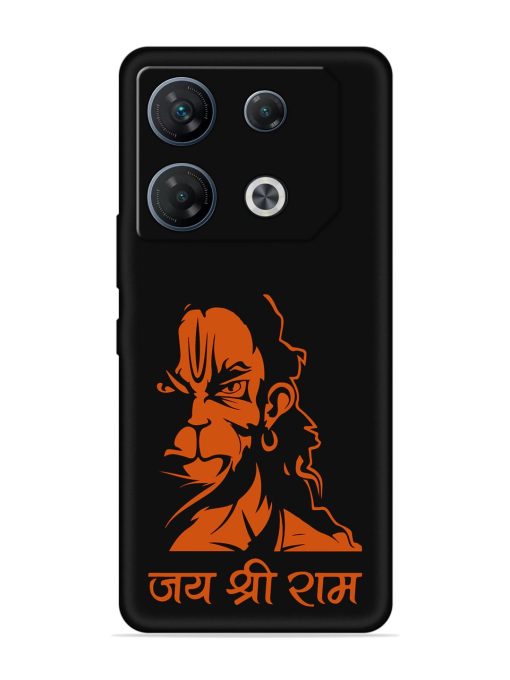 Angry Hanuman Embossed Soft Silicone Case for Infinix Gt 10 Pro (5G) Zapvi