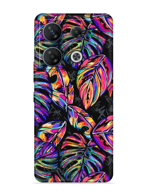 Tropical Seamless Vector Embossed Soft Silicone Case for Infinix Gt 10 Pro (5G)