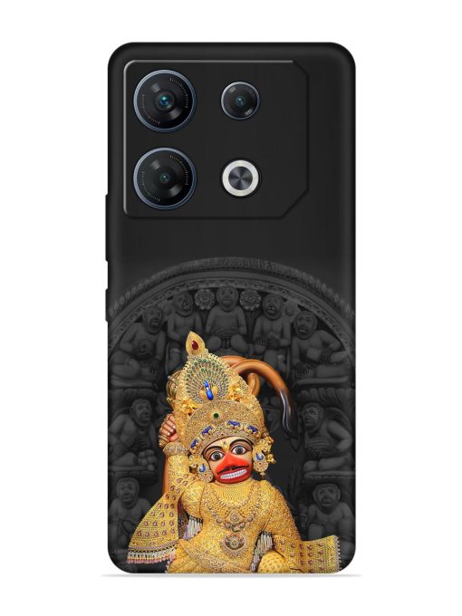 Indian Gold Hanuman Embossed Soft Silicone Case for Infinix Gt 10 Pro (5G)