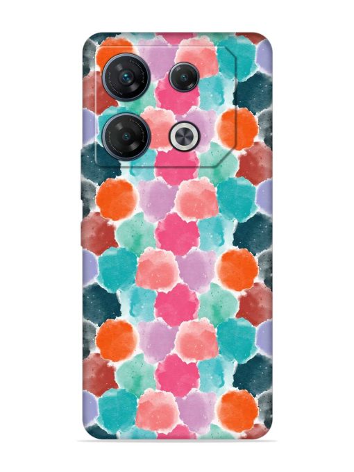 Colorful Seamless Pattern Embossed Soft Silicone Case for Infinix Gt 10 Pro (5G) Zapvi