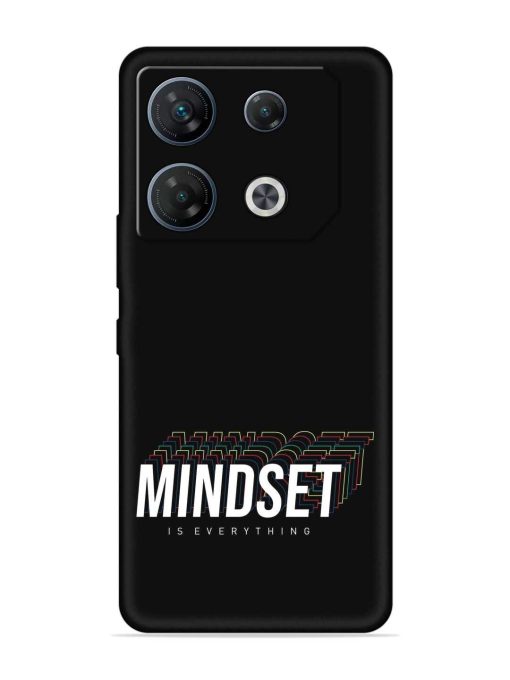 Mindset Everything Slogan Embossed Soft Silicone Case for Infinix Gt 10 Pro (5G) Zapvi