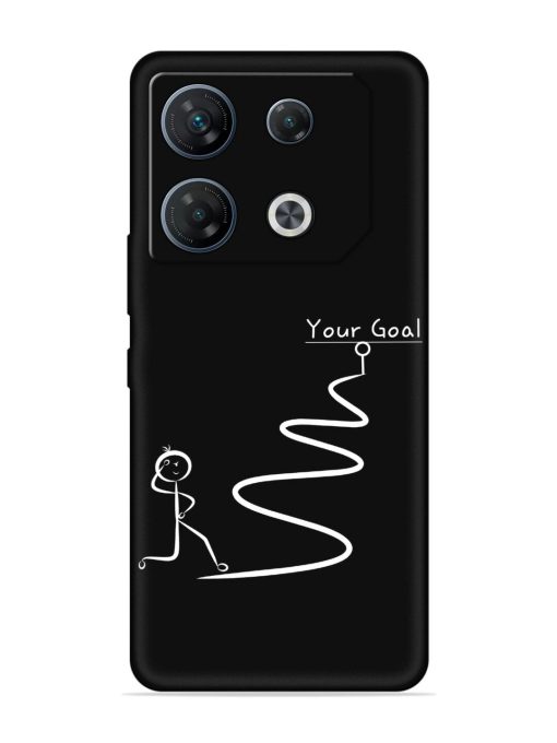 Your Goal Embossed Soft Silicone Case for Infinix Gt 10 Pro (5G)