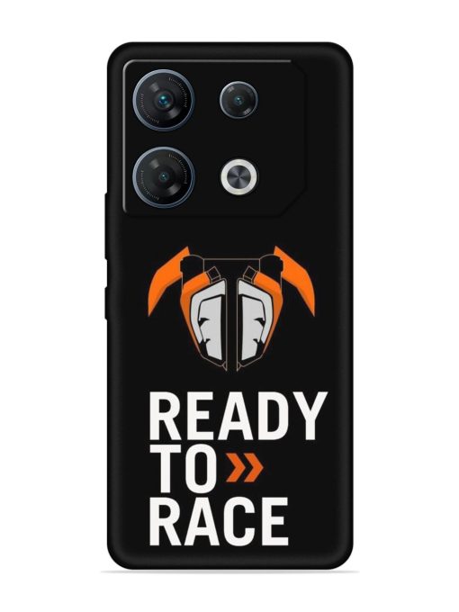 Ready To Race Embossed Soft Silicone Case for Infinix Gt 10 Pro (5G)