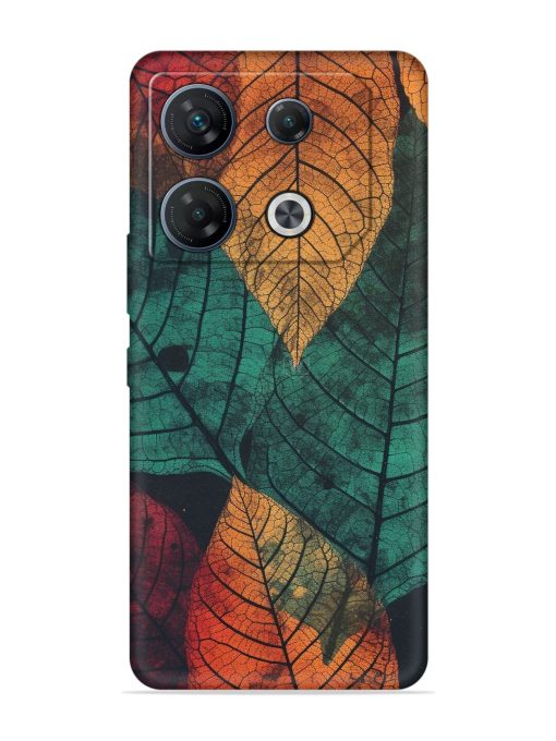 Leaves Artwork Embossed Soft Silicone Case for Infinix Gt 10 Pro (5G) Zapvi