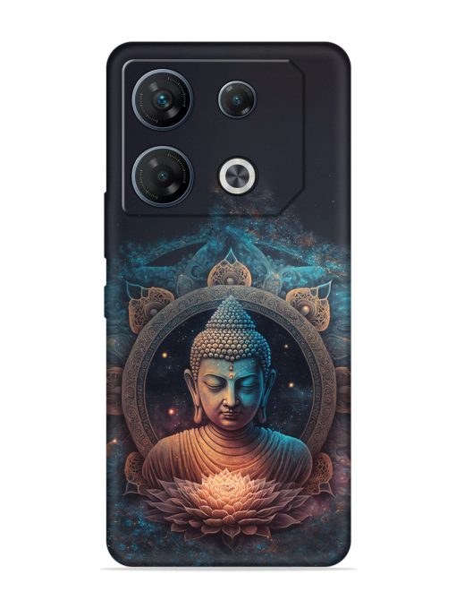 Gautam Buddha Embossed Soft Silicone Case for Infinix Gt 10 Pro (5G)