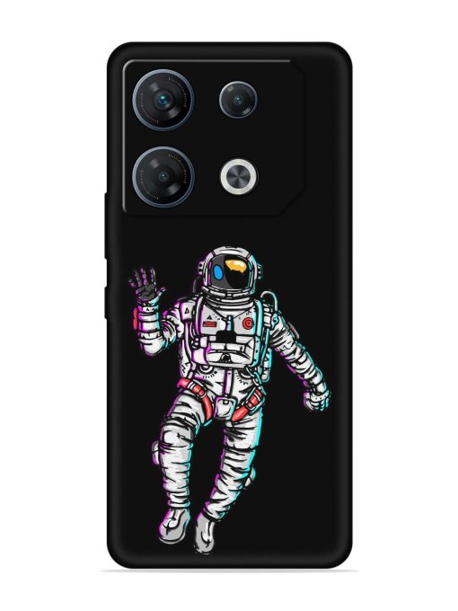 Spaceman Embossed Soft Silicone Case for Infinix Gt 10 Pro (5G) Zapvi