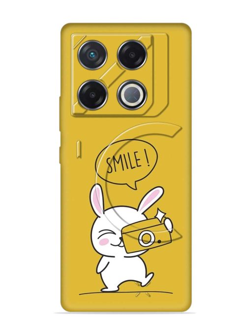 Hey Smile Please Embossed Soft Silicone Case for Infinix Gt 20 Pro (5G) Zapvi