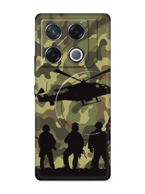 Army Heros Embossed Soft Silicone Case for Infinix Gt 20 Pro (5G) Zapvi