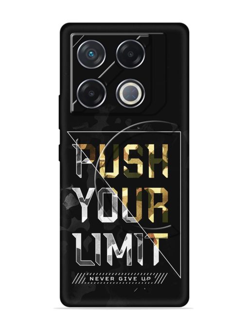 Push Your Limits Embossed Soft Silicone Case for Infinix Gt 20 Pro (5G) Zapvi