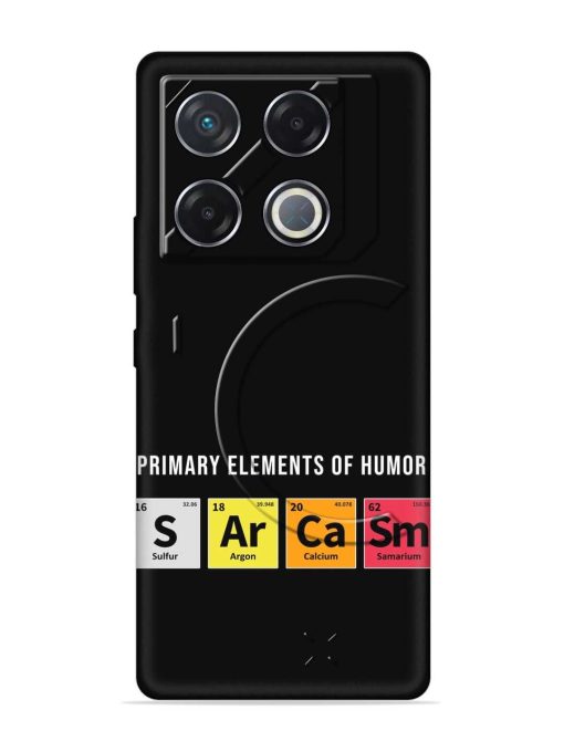 Primary Elements Humor Embossed Soft Silicone Case for Infinix Gt 20 Pro (5G) Zapvi