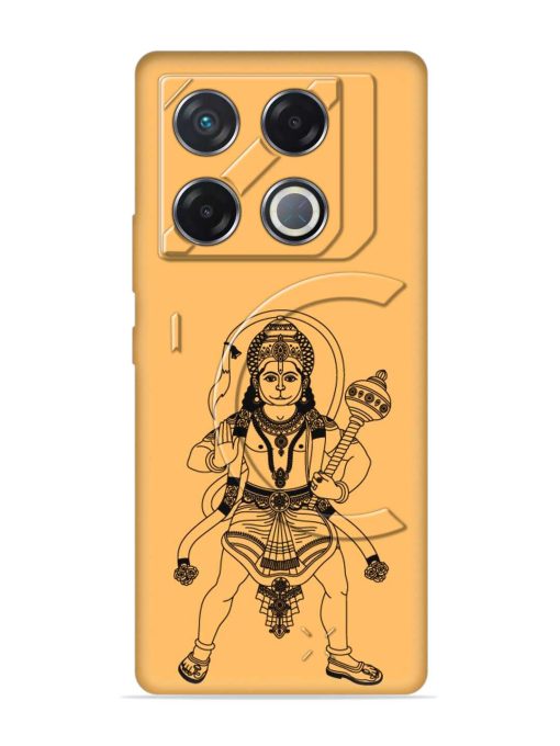 Indian God Hanuman Embossed Soft Silicone Case for Infinix Gt 20 Pro (5G) Zapvi