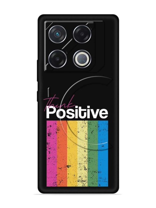 Think Positive Typography Embossed Soft Silicone Case for Infinix Gt 20 Pro (5G) Zapvi