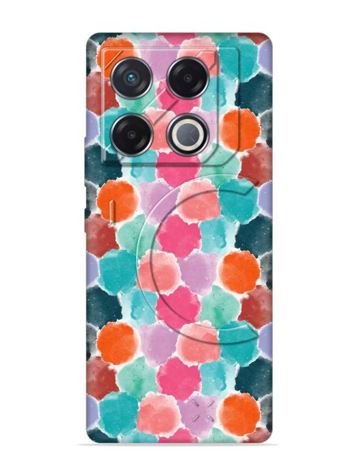 Colorful Seamless Pattern Embossed Soft Silicone Case for Infinix Gt 20 Pro (5G)