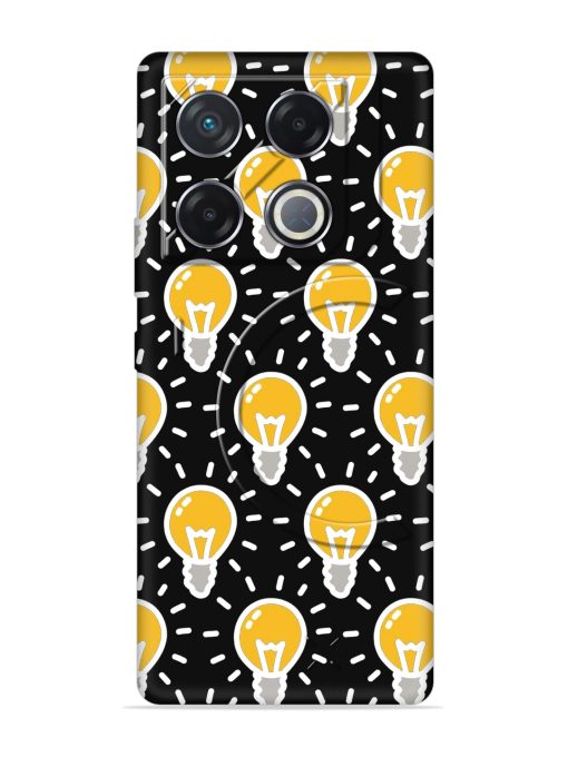 Light Bulb Seamless Embossed Soft Silicone Case for Infinix Gt 20 Pro (5G) Zapvi