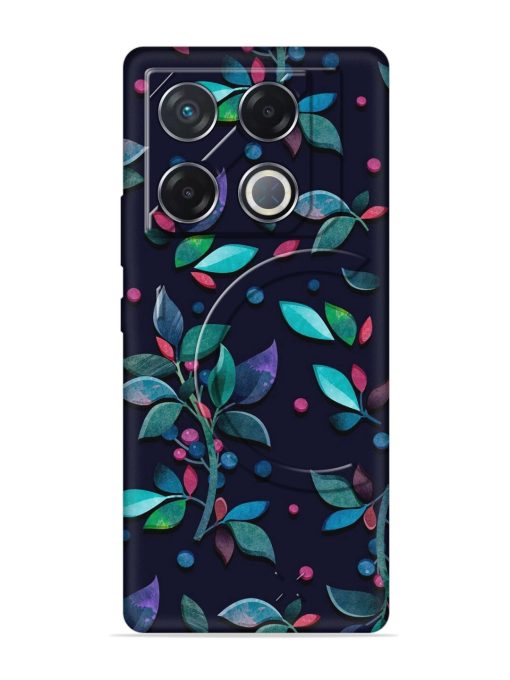 Decorative Watercolor Flower Embossed Soft Silicone Case for Infinix Gt 20 Pro (5G) Zapvi