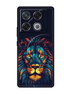 Colorful Lion Embossed Soft Silicone Case for Infinix Gt 20 Pro (5G)