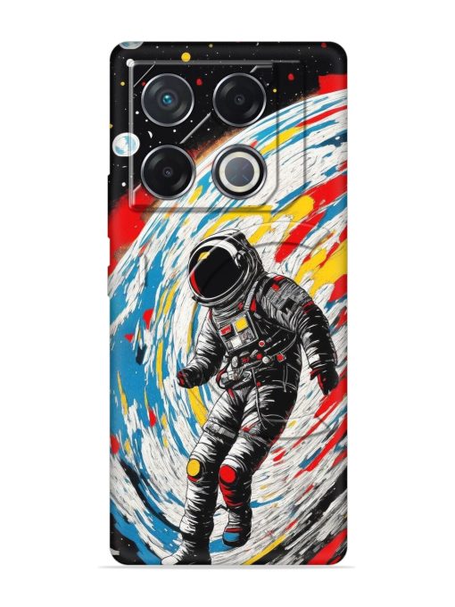 Astronaut Art Embossed Soft Silicone Case for Infinix Gt 20 Pro (5G) Zapvi