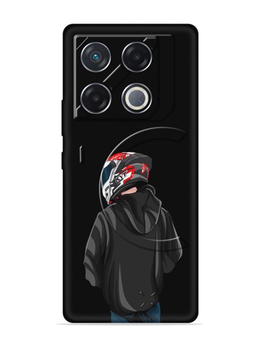 Motorcycle Rider Embossed Soft Silicone Case for Infinix Gt 20 Pro (5G) Zapvi