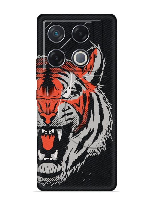 Tiger Aggression Embossed Soft Silicone Case for Infinix Gt 20 Pro (5G) Zapvi