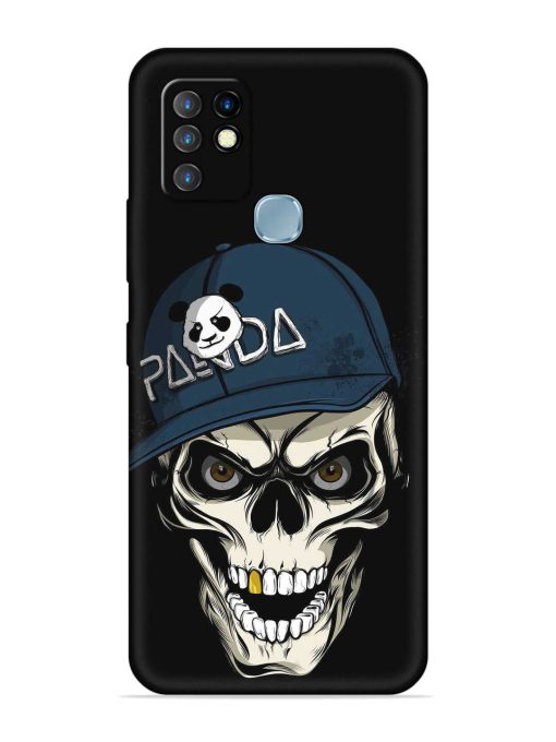 Panda Skull Embossed Soft Silicone Case for Infinix Hot 10