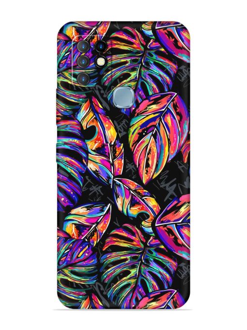 Tropical Seamless Vector Embossed Soft Silicone Case for Infinix Hot 10 Zapvi