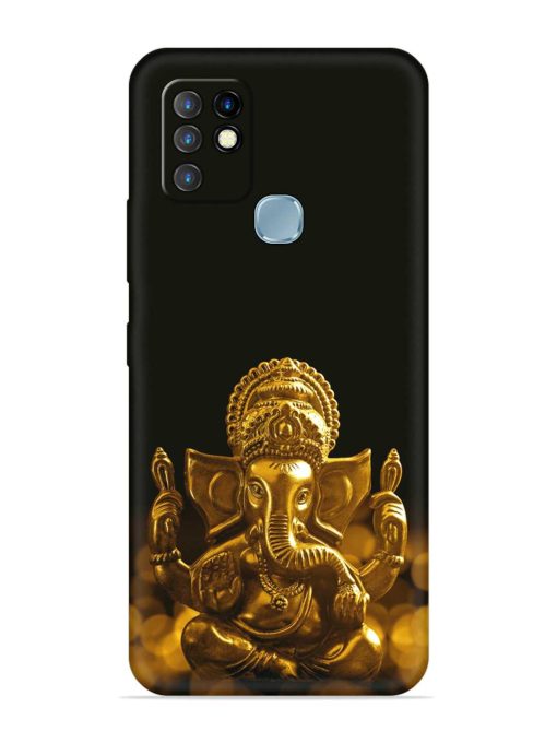 Lord Ganesha Indian Festival Embossed Soft Silicone Case for Infinix Hot 10