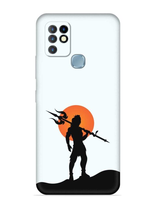 Lord Mahadev Trendy Embossed Soft Silicone Case for Infinix Hot 10