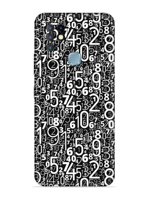 Many Numbers Different Embossed Soft Silicone Case for Infinix Hot 10