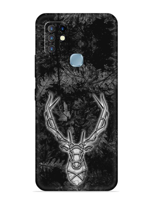 Ancient Deer Embossed Soft Silicone Case for Infinix Hot 10