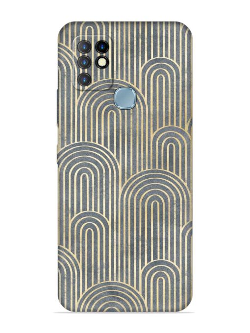 Art Deco Style Embossed Soft Silicone Case for Infinix Hot 10