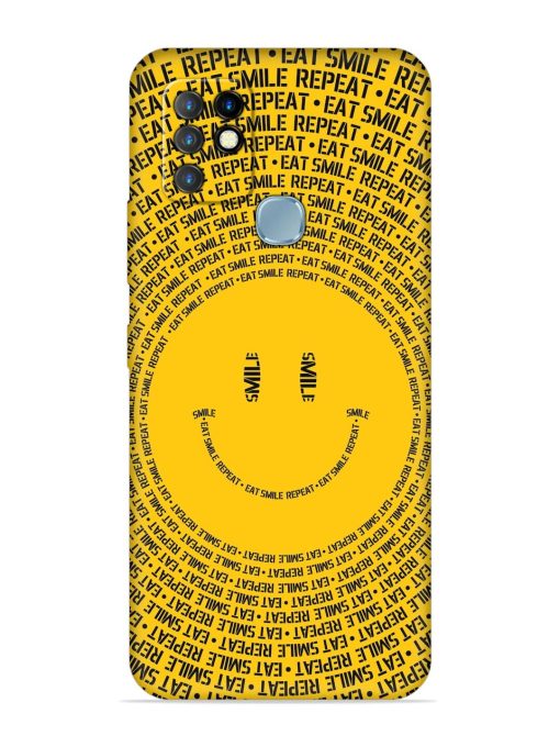 Smiley Embossed Soft Silicone Case for Infinix Hot 10