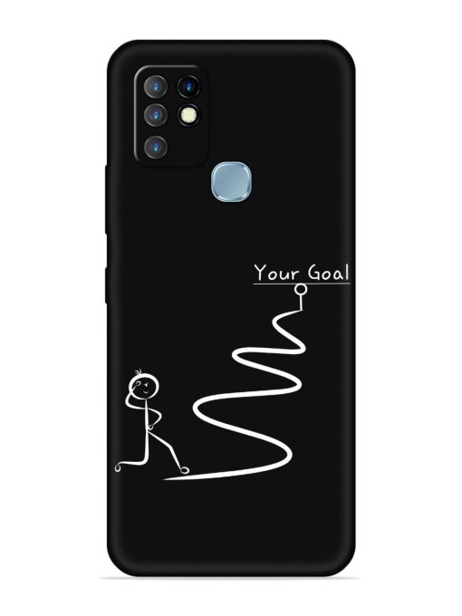 Your Goal Embossed Soft Silicone Case for Infinix Hot 10