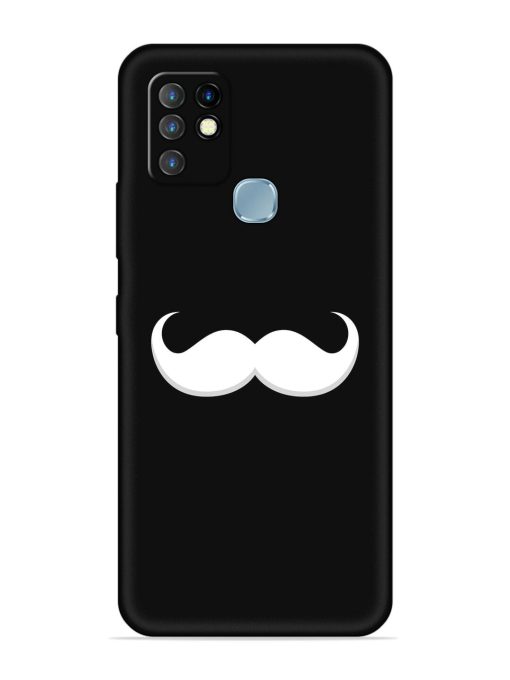 Mustache Vector Embossed Soft Silicone Case for Infinix Hot 10