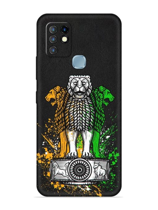 Pillars Of Ashoka Embossed Soft Silicone Case for Infinix Hot 10