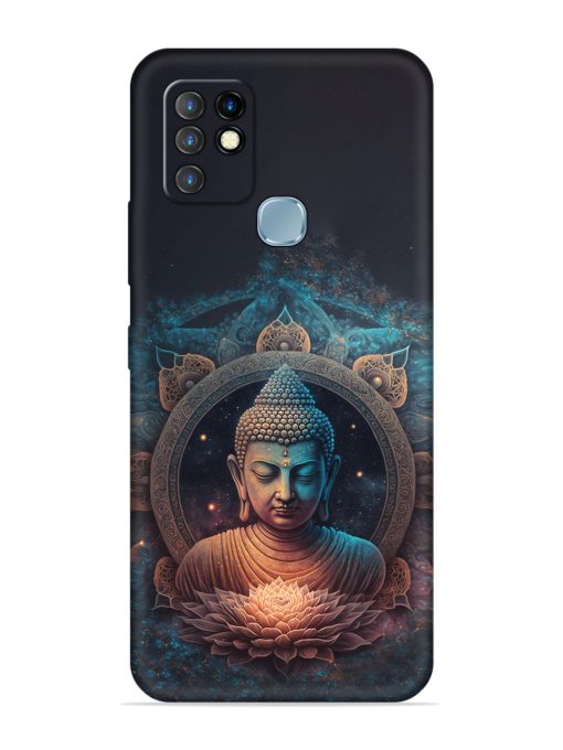 Gautam Buddha Embossed Soft Silicone Case for Infinix Hot 10