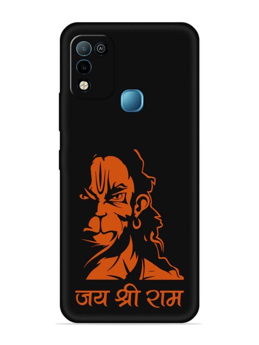 Angry Hanuman Embossed Soft Silicone Case for Infinix Hot 10 Play Zapvi