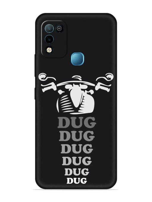 Dug Dug Dug Embossed Soft Silicone Case for Infinix Hot 10 Play Zapvi