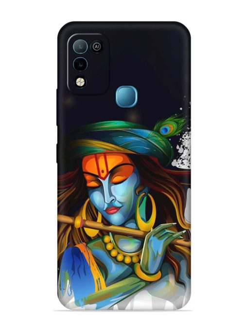 Krishna Art Embossed Soft Silicone Case for Infinix Hot 10 Play Zapvi