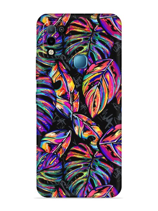 Tropical Seamless Vector Embossed Soft Silicone Case for Infinix Hot 10 Play