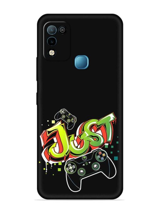 Graffiti Gamepad Illustration Embossed Soft Silicone Case for Infinix Hot 10 Play Zapvi