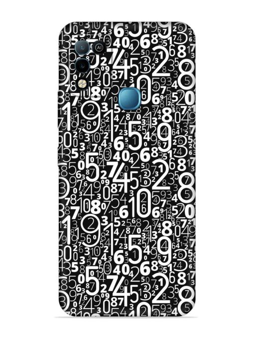 Many Numbers Different Embossed Soft Silicone Case for Infinix Hot 10 Play Zapvi