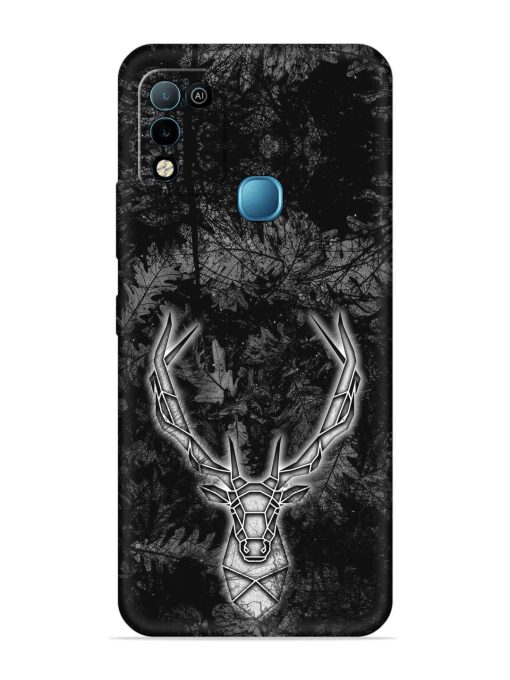 Ancient Deer Embossed Soft Silicone Case for Infinix Hot 10 Play